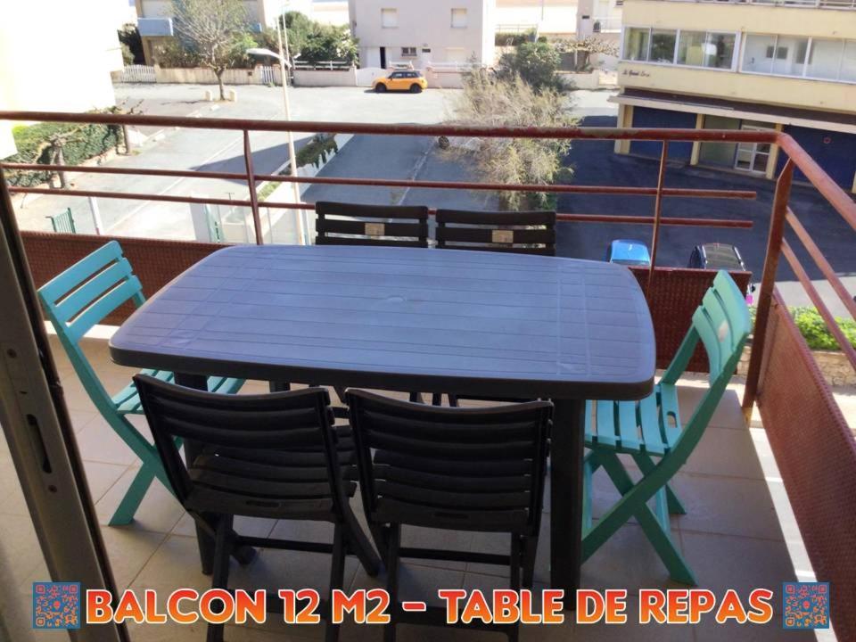 T3 Vue Mer Avec Acces A La Plage, Wifi, Clim - Dansnotreappart-Com - Valras-Plage Bagian luar foto
