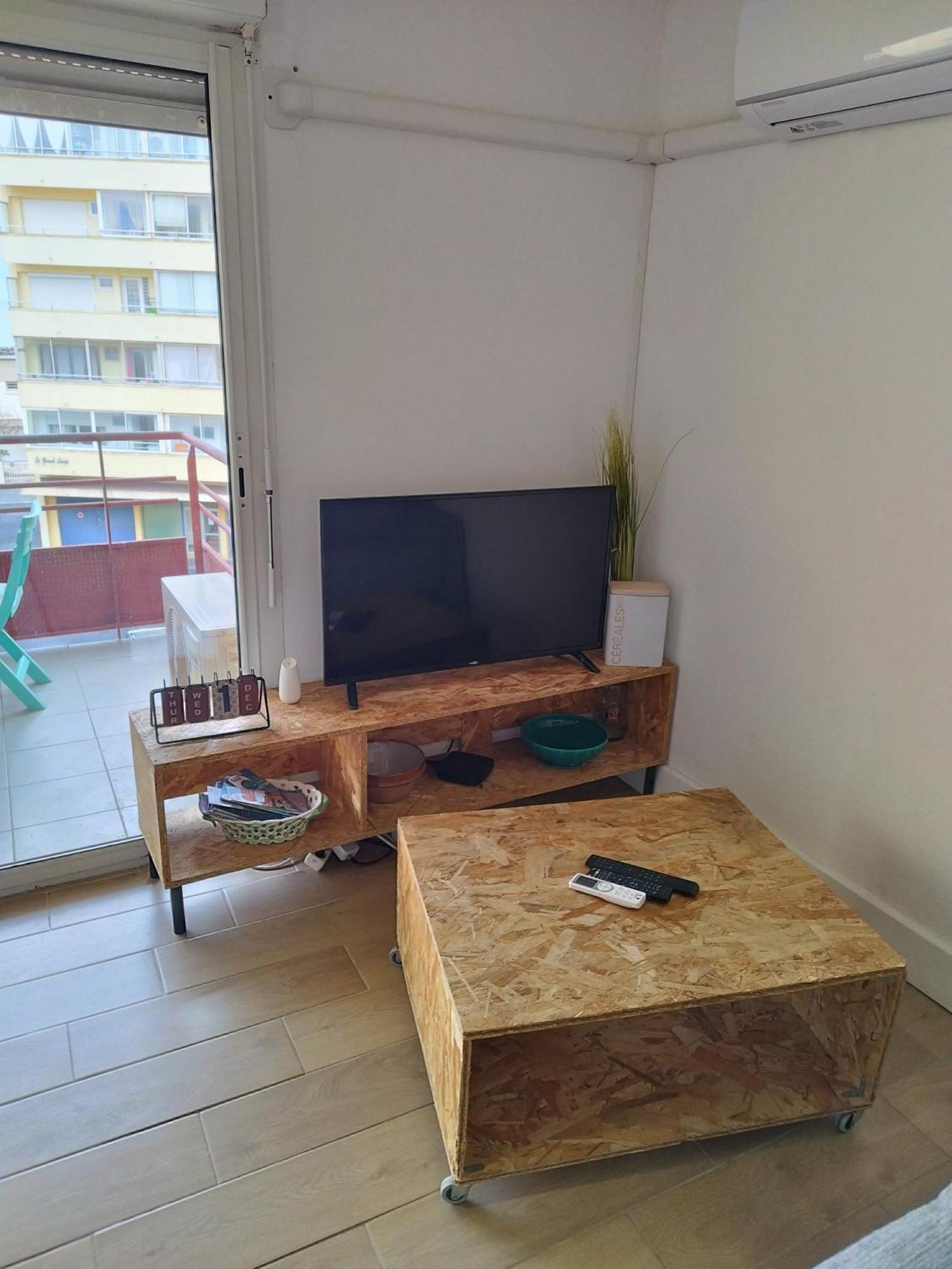 T3 Vue Mer Avec Acces A La Plage, Wifi, Clim - Dansnotreappart-Com - Valras-Plage Bagian luar foto